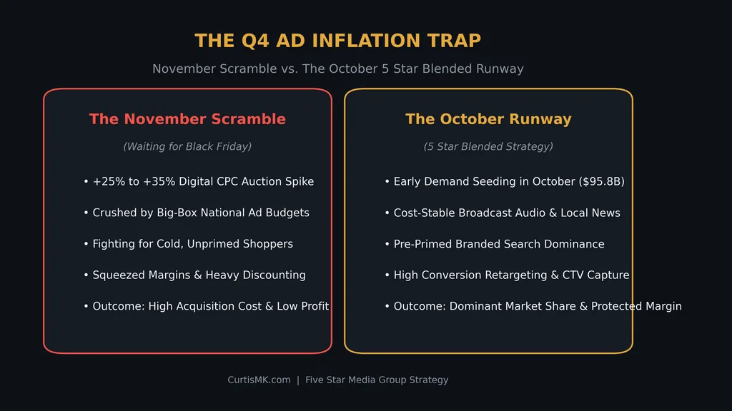 The Q4 Ad Inflation Trap hero graphic